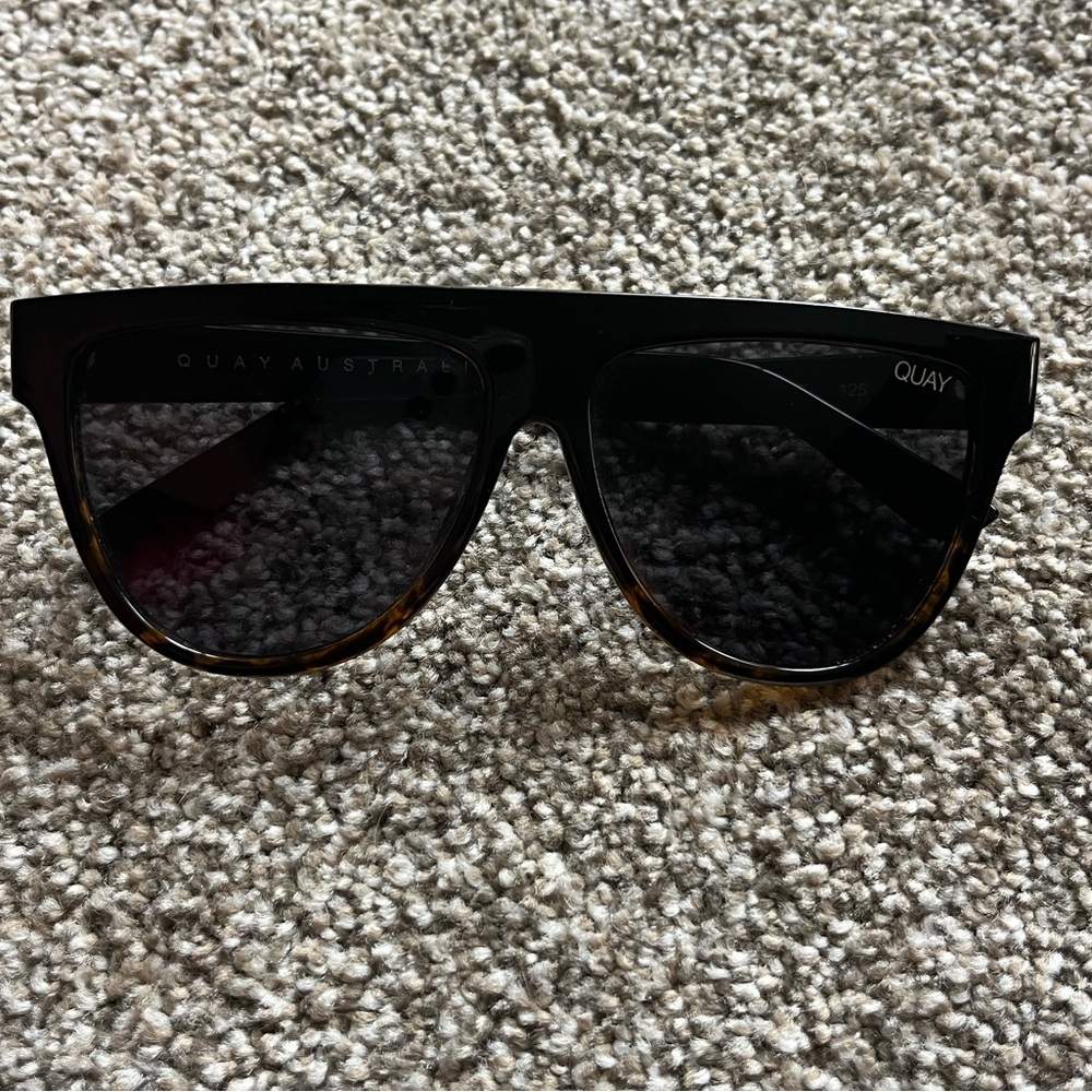 Quay Australia Black and Tortoise Sunglasses